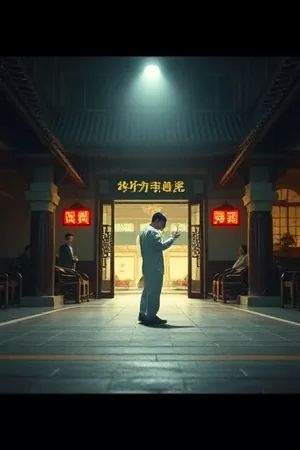 动作电影雷霆巷口竖版封面